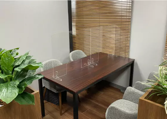 生徒と向き合う面談ブース